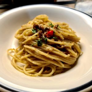 Pasta with anchovies